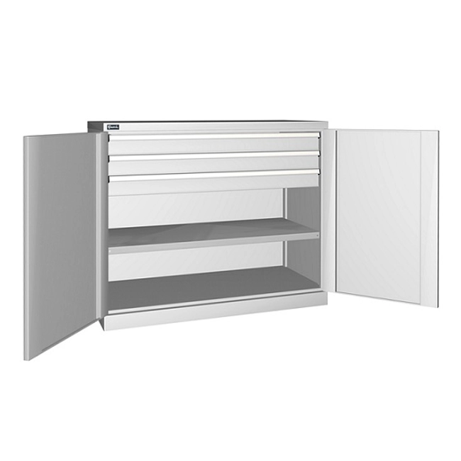 Vendita online Armadio PERFOM con porte battenti e 3 cassetti mm.1193x555x1000H (Rif.1500)